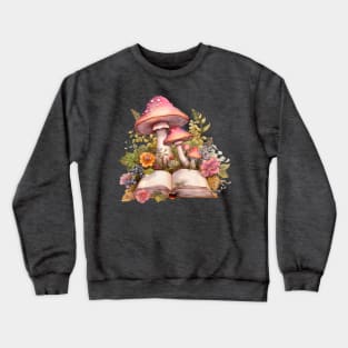 Magical Mushroom Spellbook Crewneck Sweatshirt